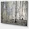 Designart - Dark Morning in Forest Panorama - Landscape Canvas Art Print